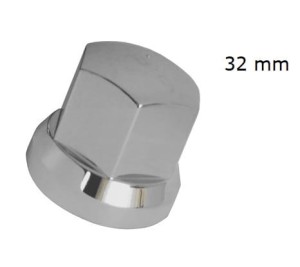 OSŁONA śruby koła chrom niska 32mm 