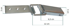 ZAMEK BURTY PRZYCZEPKI L-12