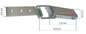 ZAMEK BURTY PRZYCZEPKI L-9,5